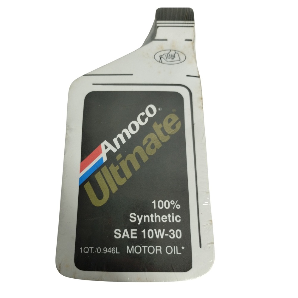 Vintage Amoco Ultimate Motor Oil Bottle Notepad Gas Station Advertising‎ Promo
